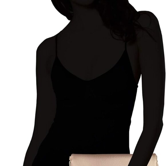 Fold-Over Envelope Wristlet Clutch Crossbody Bag with Tassel Accents - Picture 7 of 7